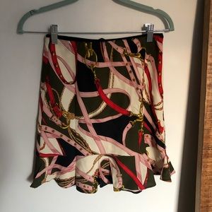 ZARA Dior style pattern mini skirt